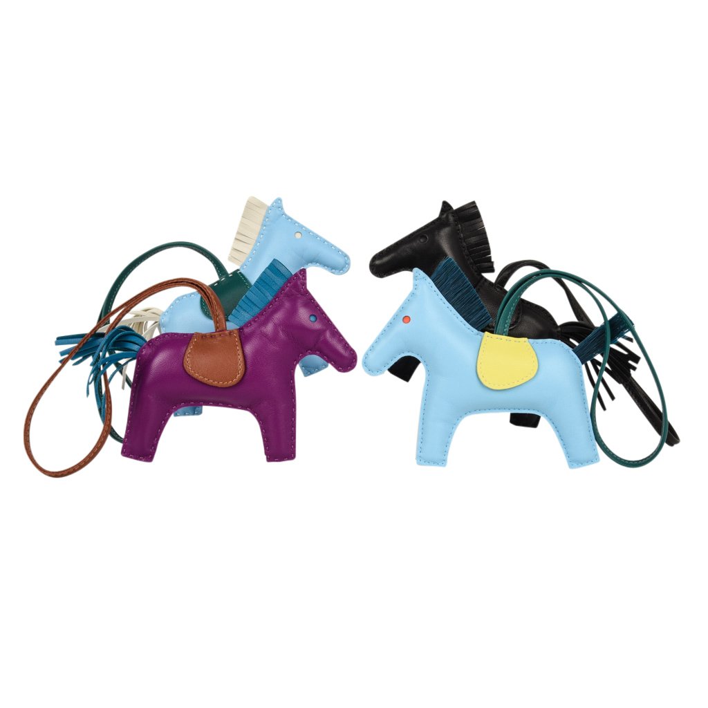 Hermes SO Black Horse Rodeo Touch Bag Charm PM – Madison Avenue Couture