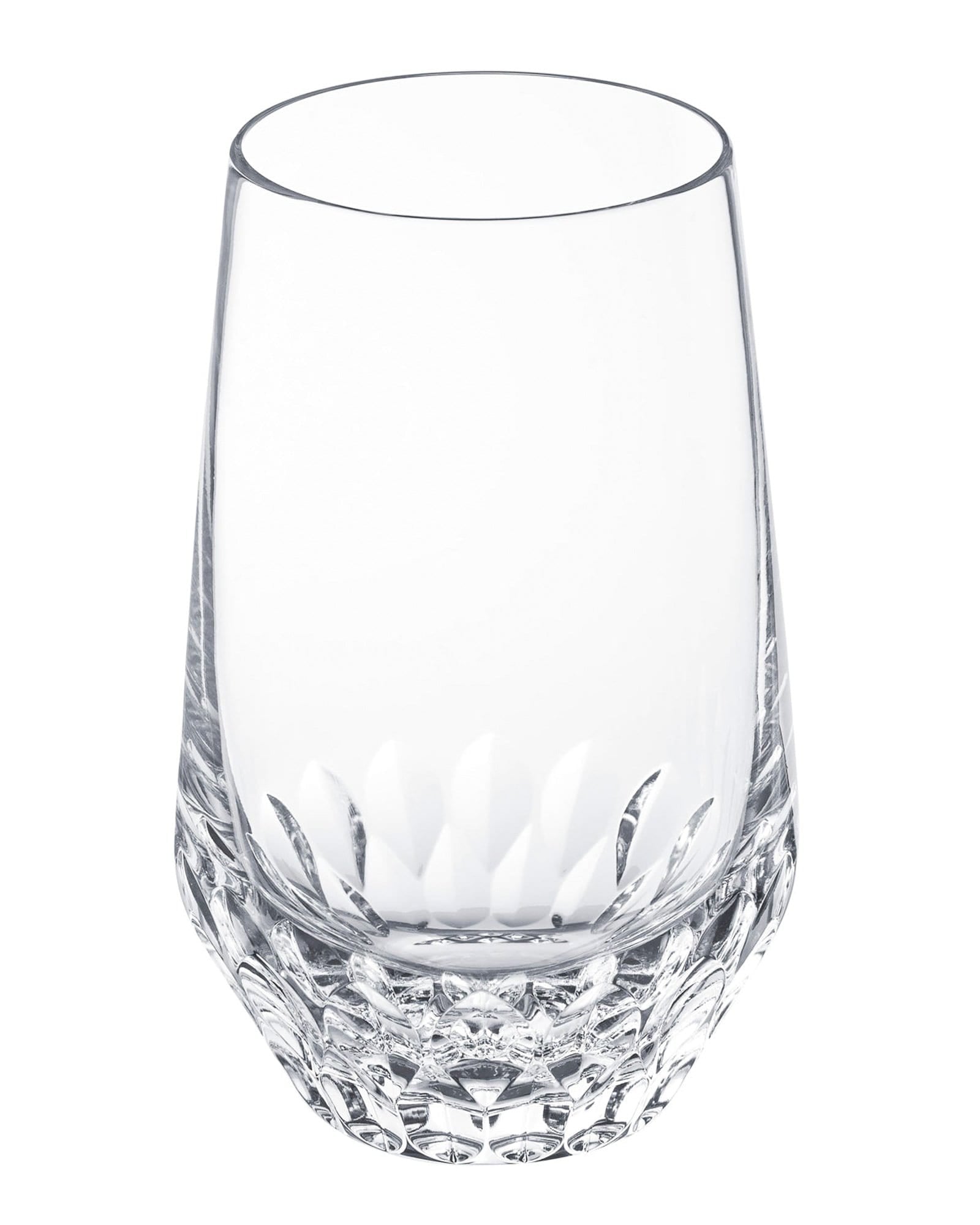Hermes Saint Louis Folia Crystal Highball Glasses Set of 4 New w/ Box