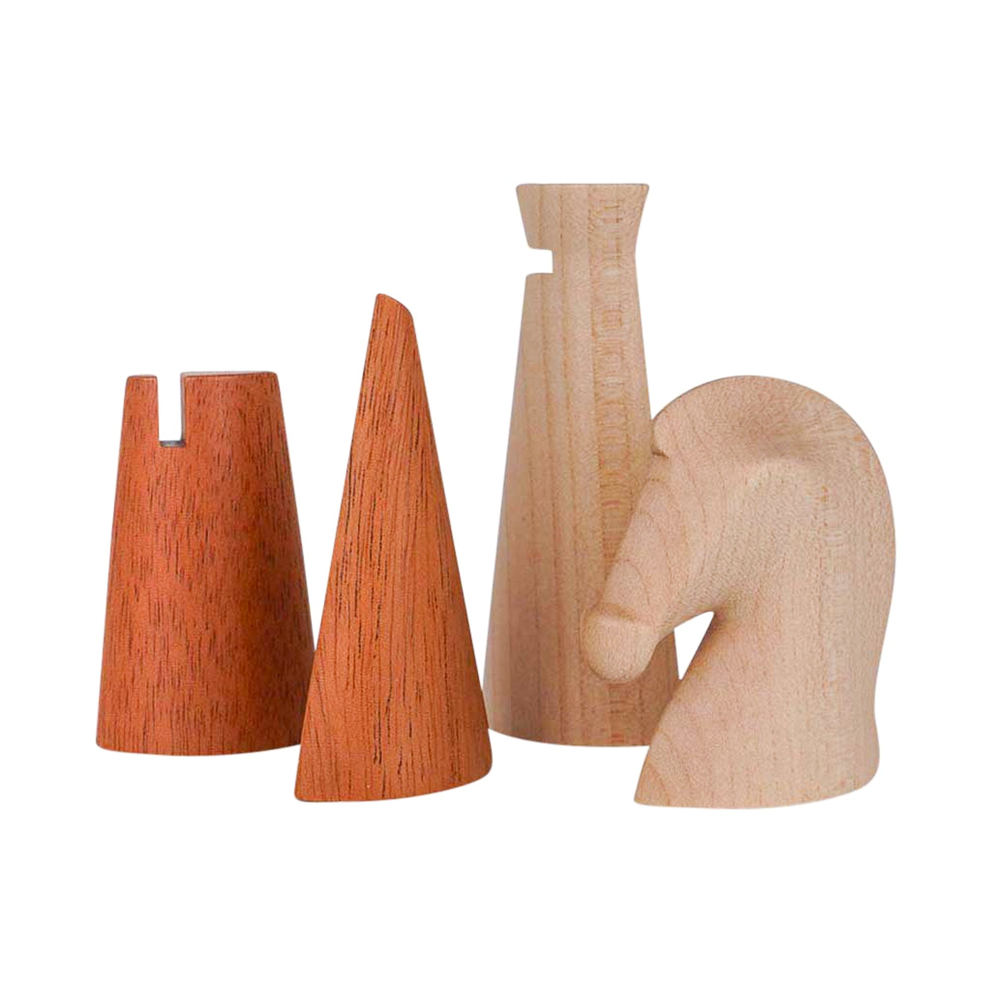 Hermes Leather and Wood Chess Set at 1stDibs