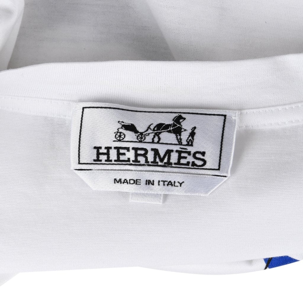 Hermes Men's T-Shirt Blanc Brazilian Horses M nwt - mightychic