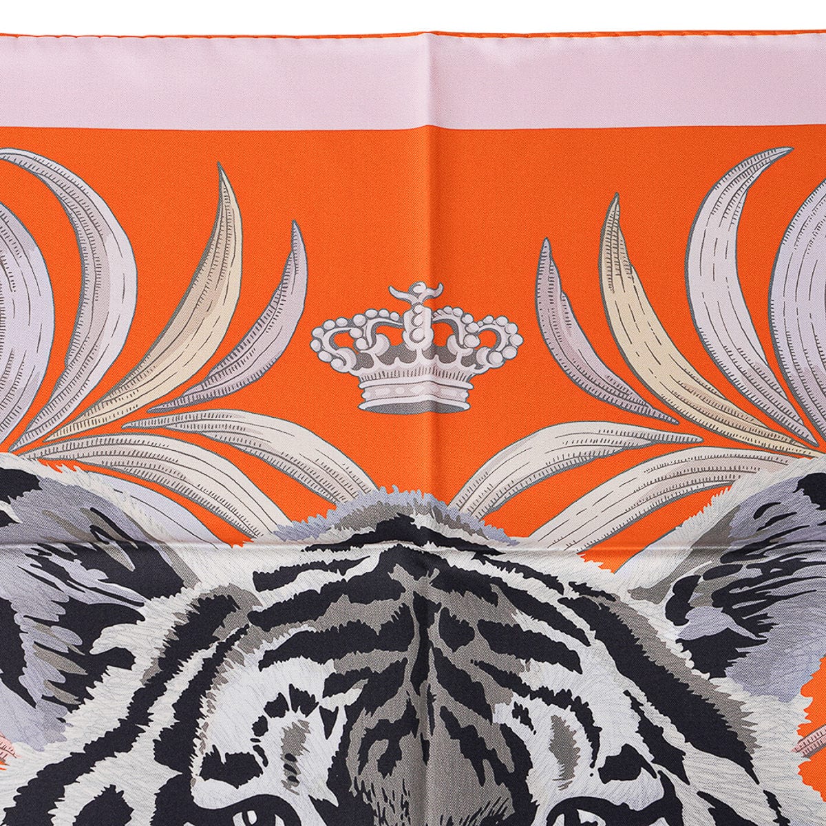 Tigre Royal double face scarf 90