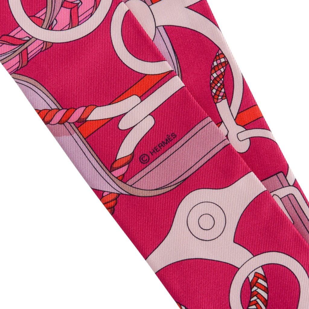 Hermes T16 Horse Power Twill Silk Tie