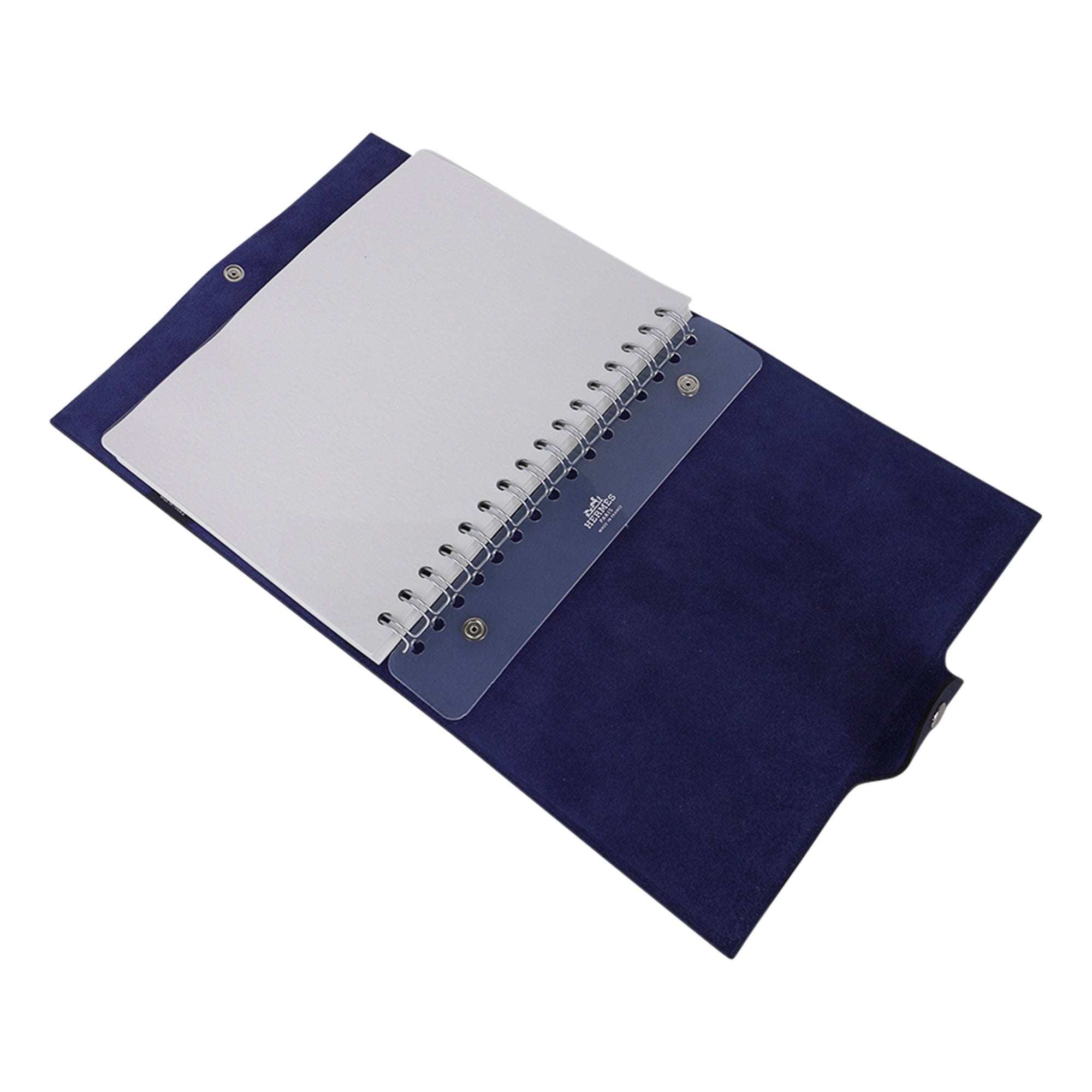 Hermes [41] Bleu Zellige Togo Calfskin ULYSSE MM NoteBook Cover