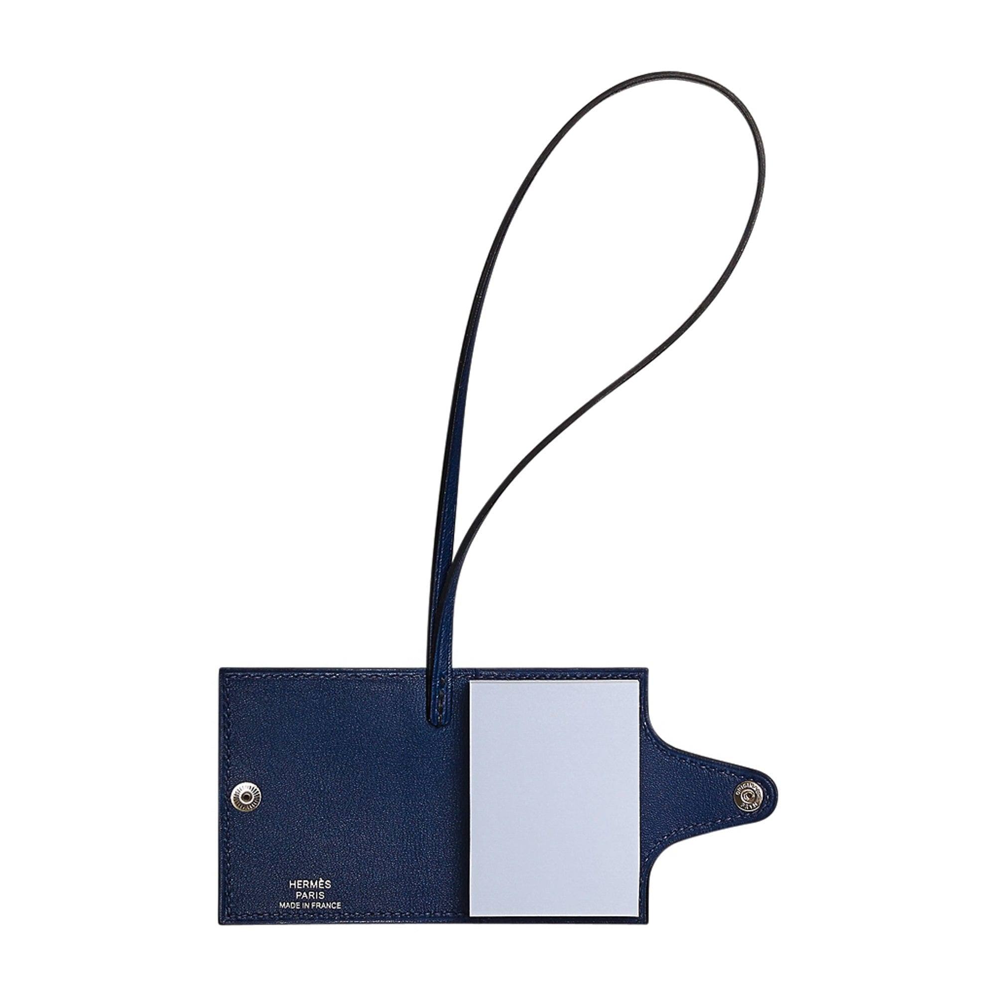 Hermes Black/Blue Sapphire Coated Canvas and Leather Limited
