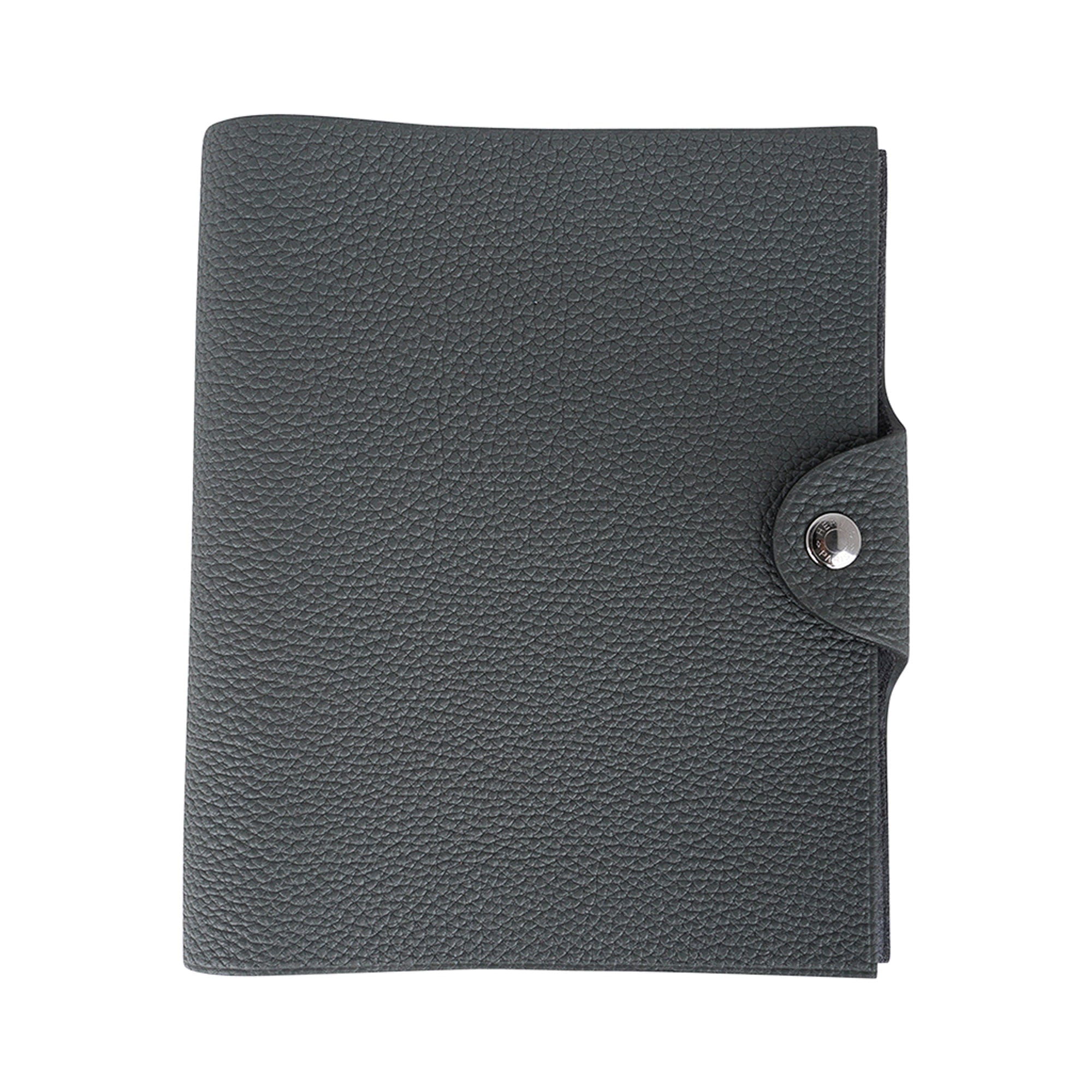 Hermes Ulysse PM Notebook Cover Vert Amande with Refill