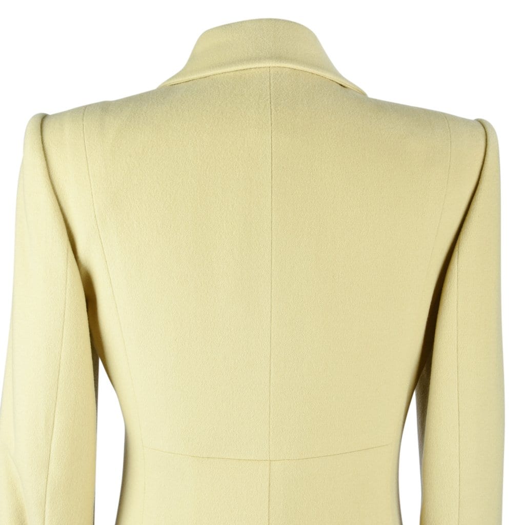 Hermes Coat / Jacket Cashmere and Details Superb Colour Vintage 38 / 6 - mightychic