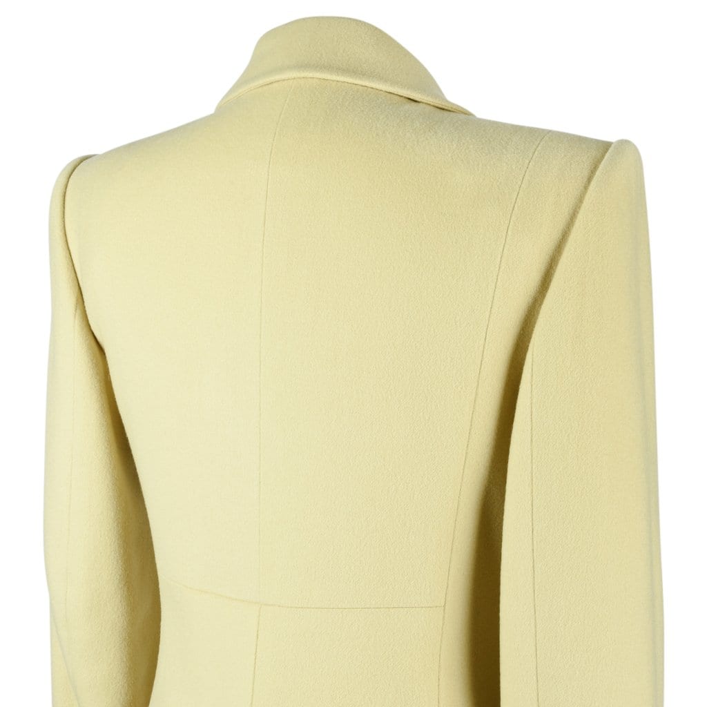 Hermes Coat / Jacket Cashmere and Details Superb Colour Vintage 38 / 6 - mightychic