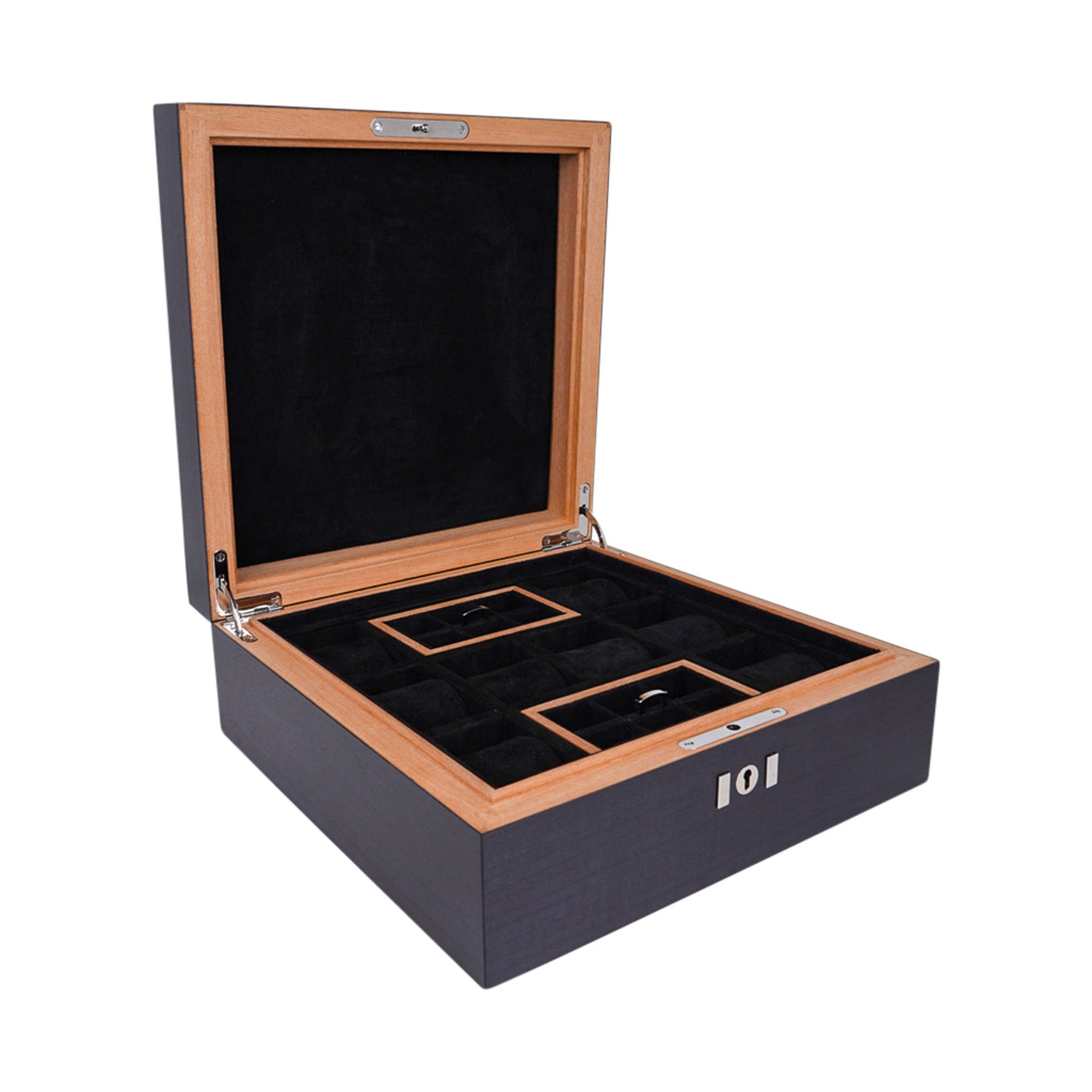 Hermes B03 Luxurious Precious Walnut Wood Watch Box Impressive