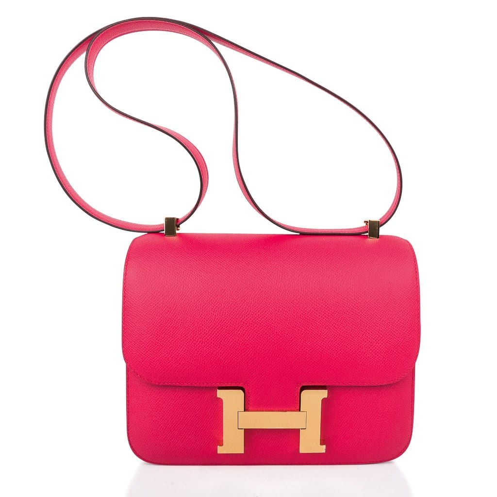 Hermes Constance Cartable Bag Limited Edition Rouge H Sombrero New