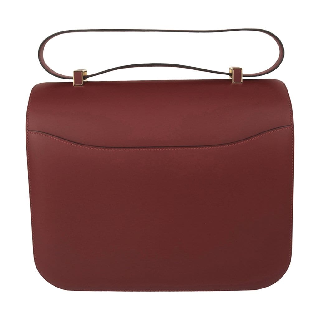 Hermès Superb Hermes Constance burgundy box leather in very good condition!  Dark red ref.115450 - Joli Closet