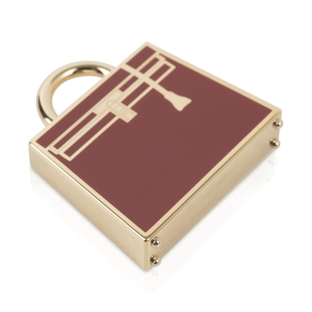 Hermes Curiosite Kelly Laque Charm Rouge H Permabrass Pendant – Mightychic