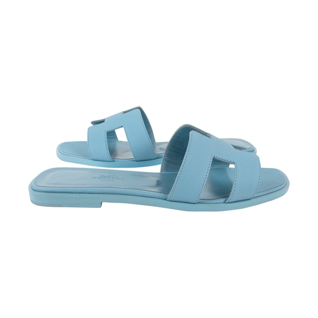 Hermes blue Glacier epson Oran Sandals