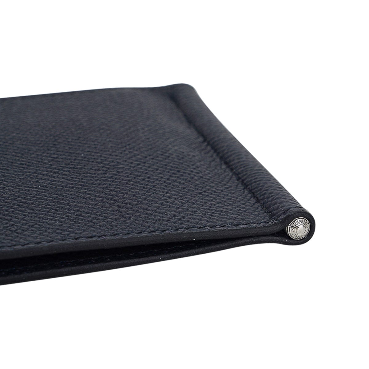 Hermes Poker Jungle Compact Wallet Black Epsom Leather