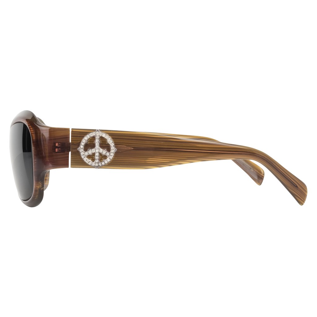Loree Rodkin Sunglasses Diamante Peace Sign Limited Edition