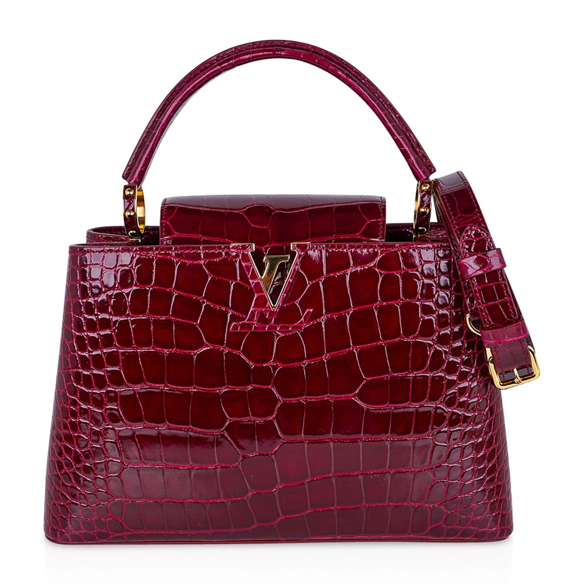 Louis Vuitton Capucines Mini Crocodile Bag