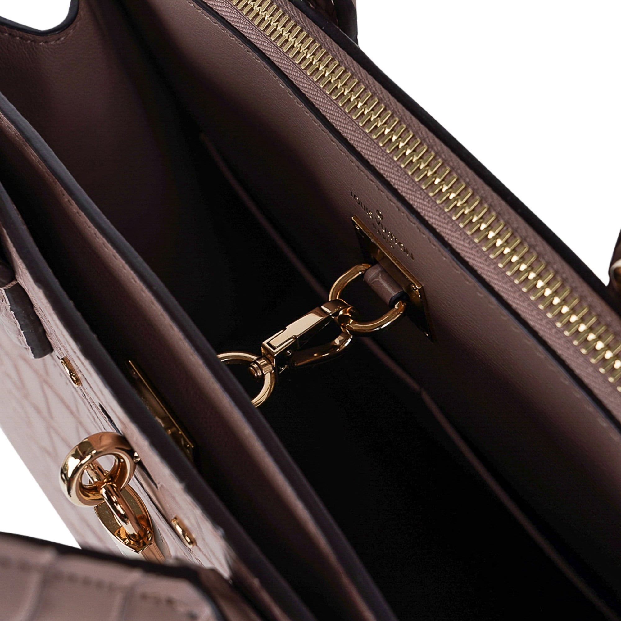 Louis Vuitton Limited Edition City Steamer Bag Taupe Matte Crocodile ...
