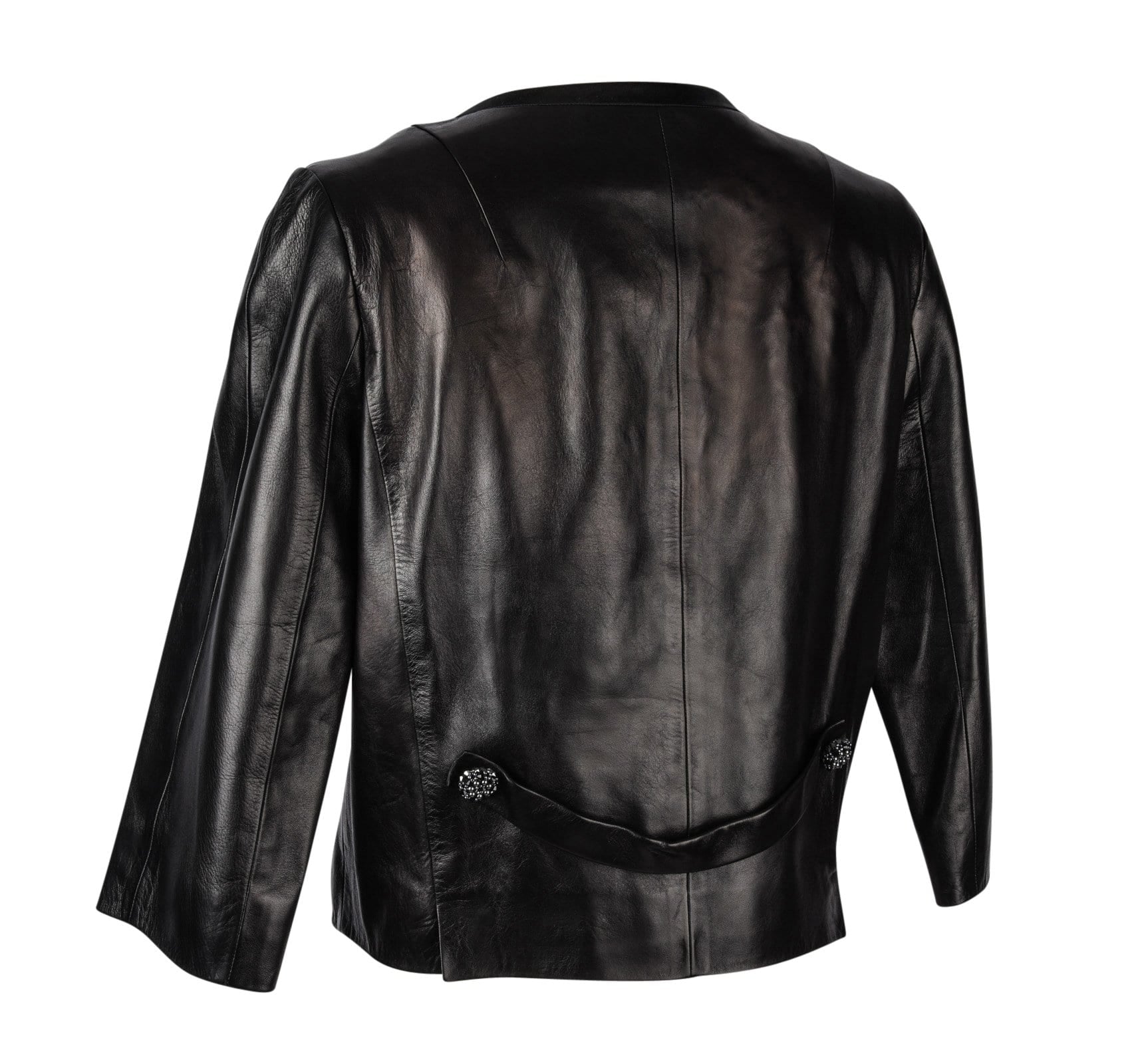 Louis Vuitton Metallic Leather Jacket