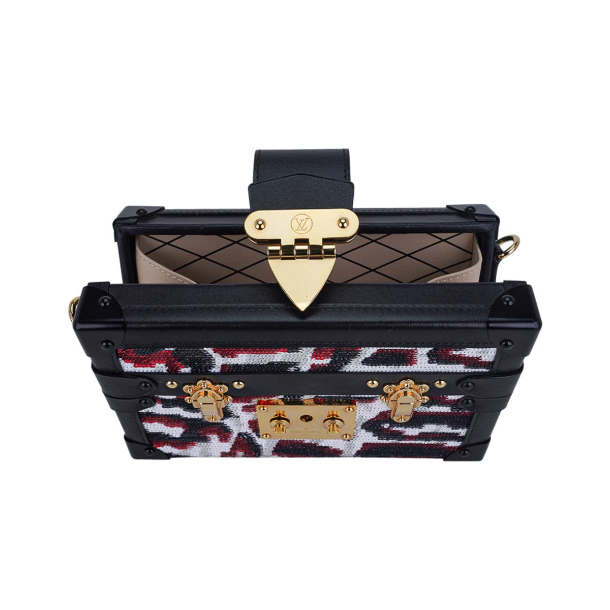 Louis Vuitton Petite Malle Paillettes Limited Edition Crossbody / Clut –  Mightychic