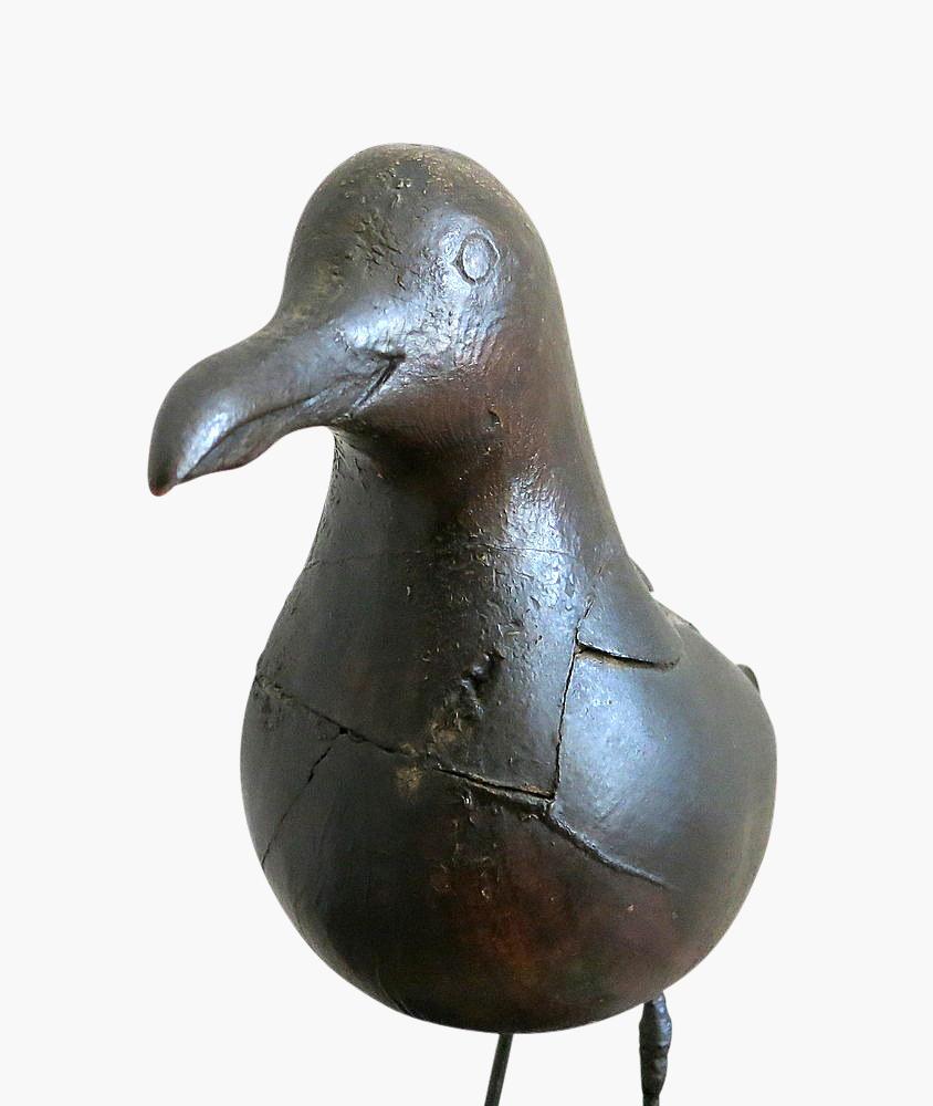 Early American Carved Seagull ca. 1890 Maine Carver - mightychic