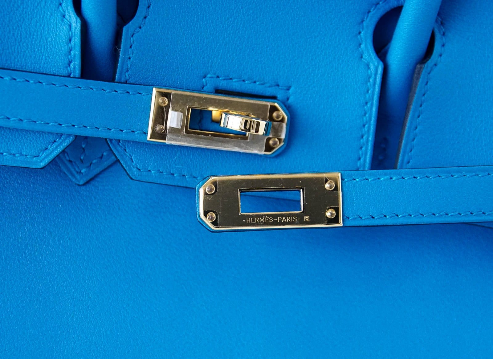 Hermès Birkin 25 Blue Zanzibar Togo Gold Hardware