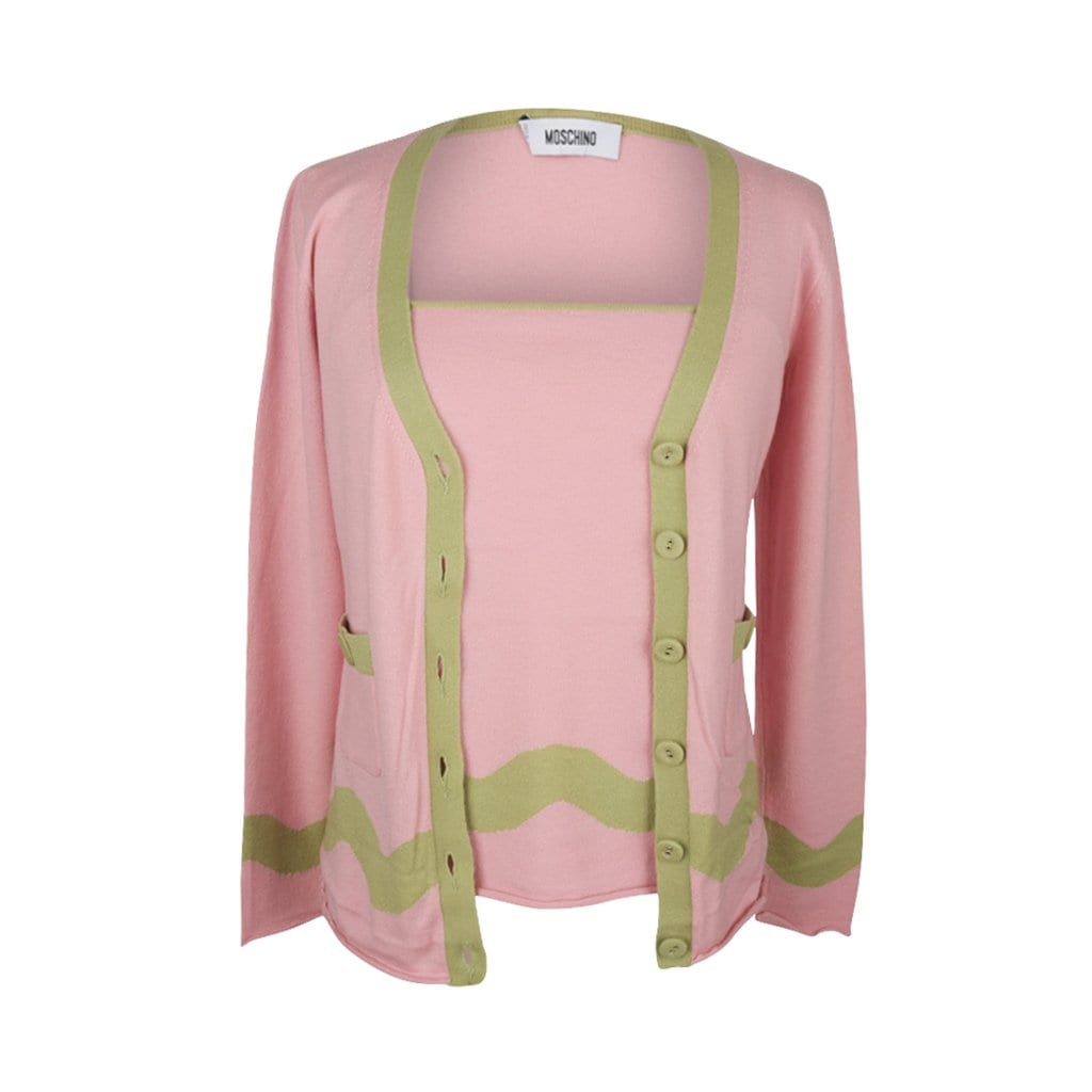 Moschino Sweater Pretty Pink Vintage Twinset  46 / 8