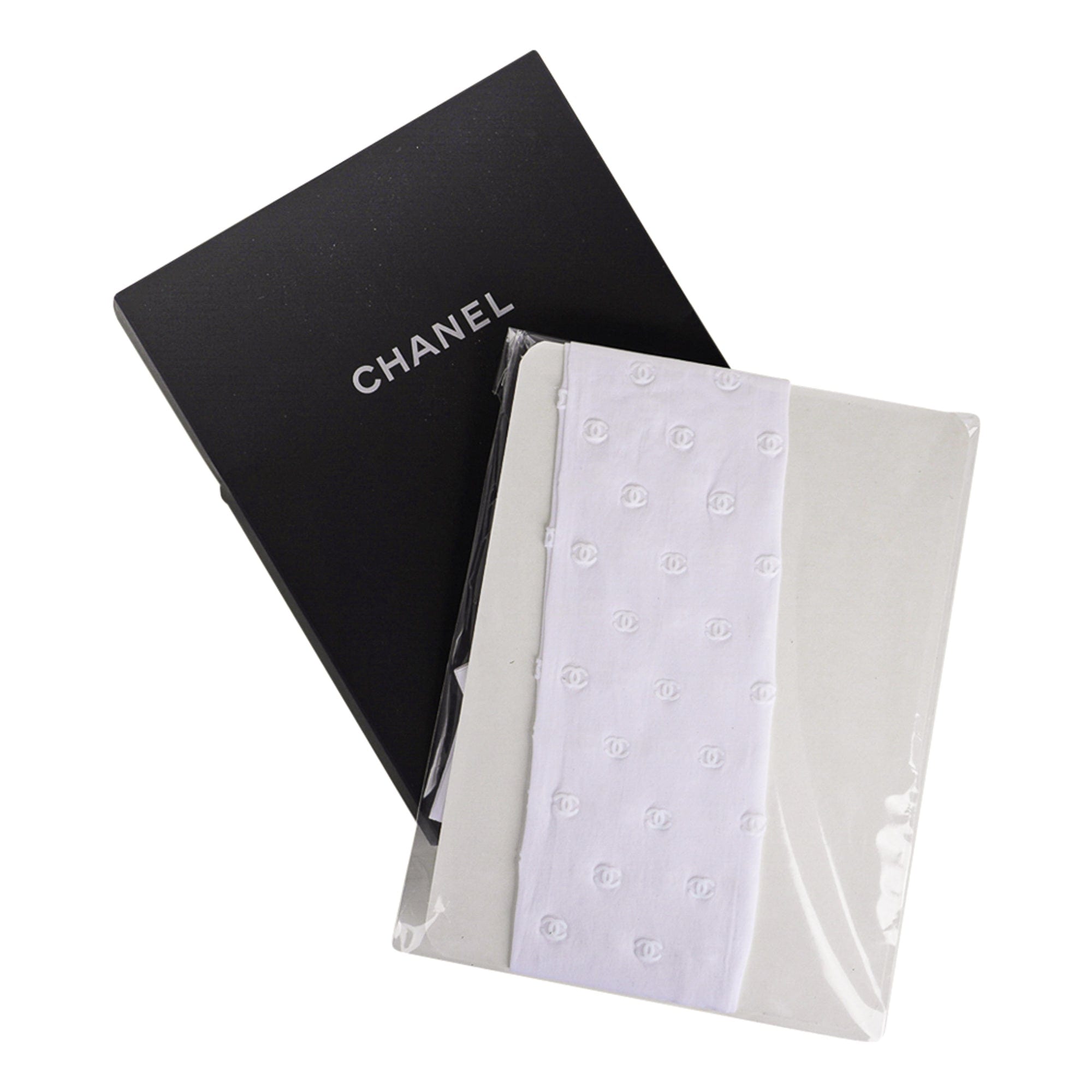 Chanel REV Runway White CC Tights Sheer Hosiery S – Mightychic