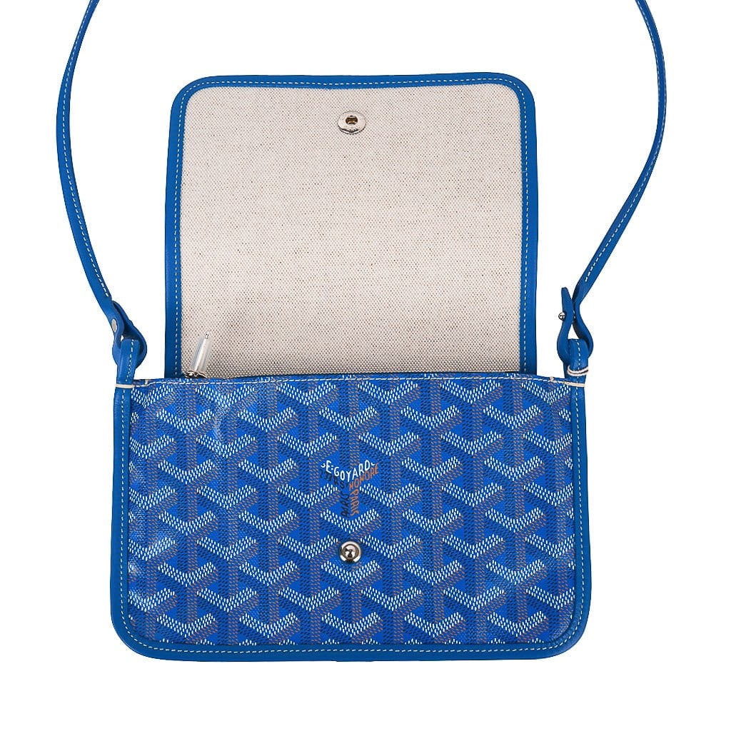 Goyard Blue Goyardine Coated Canvas Plumet Crossbody Bag – STYLISHTOP