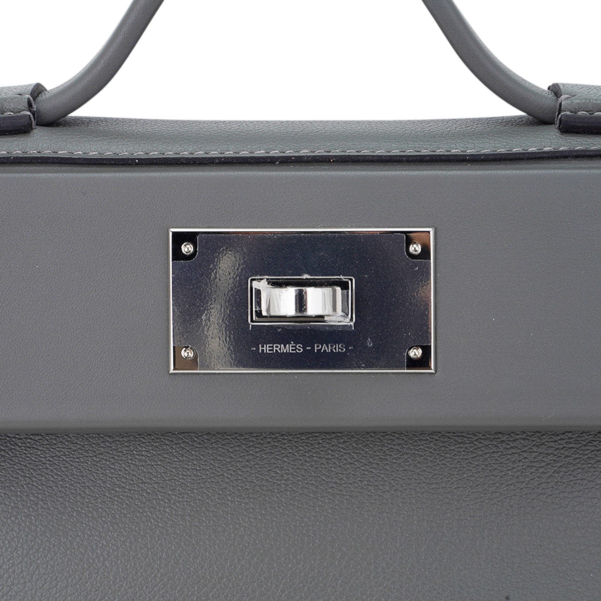 Hermes 24/24 21 Mini Bag Gris Meyer Evercolor / Swift Leather Palladium  Hardware in 2023