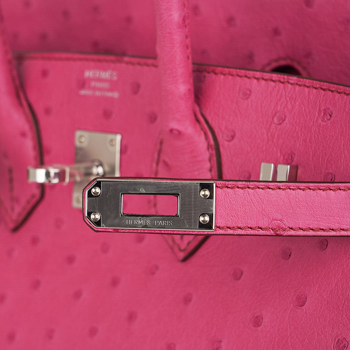 Hermes pink ostrich Birkin bag.  Hermes birkin handbags, Hermes