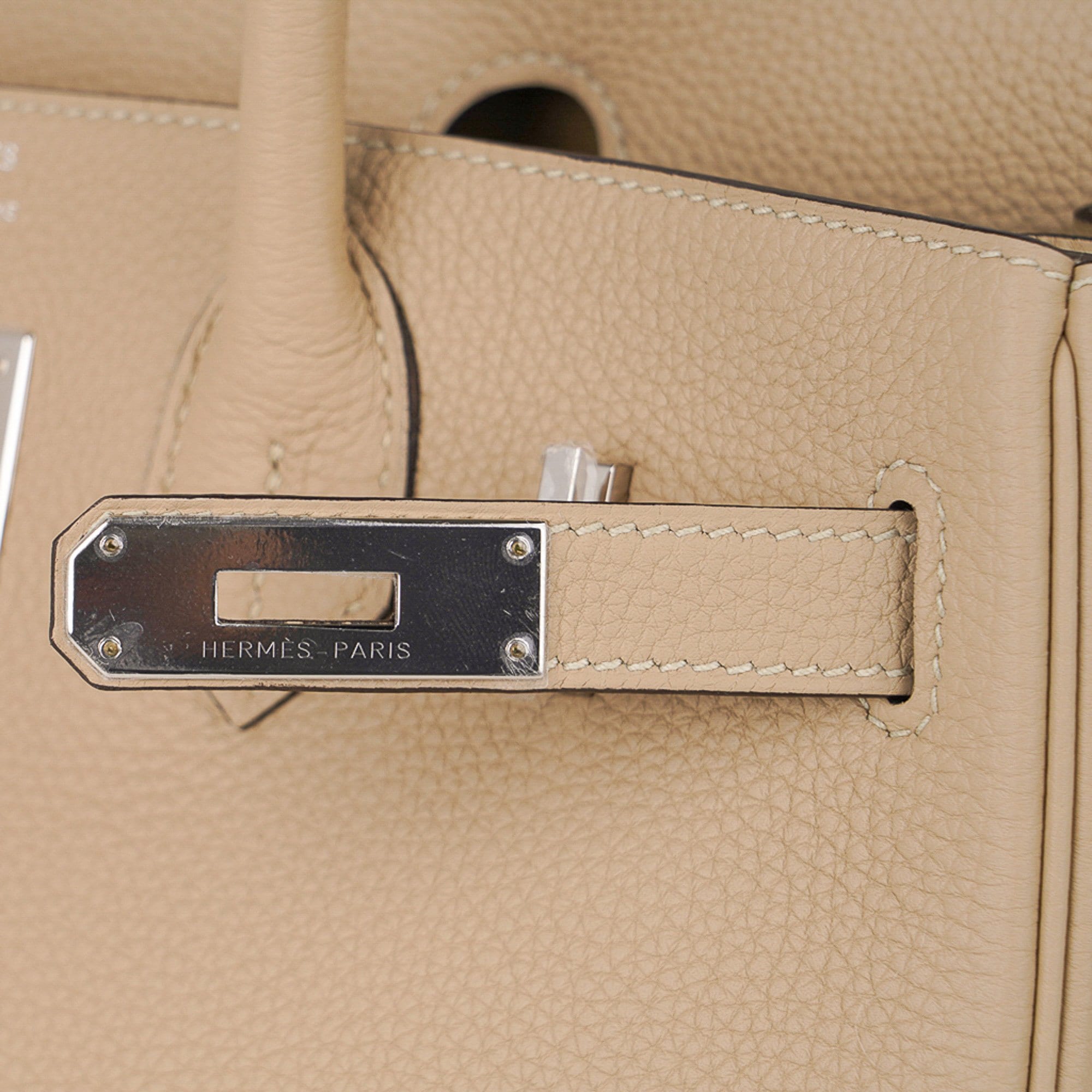 Hermes Birkin 30cm Etain Epsom Leather Palladium Hardware