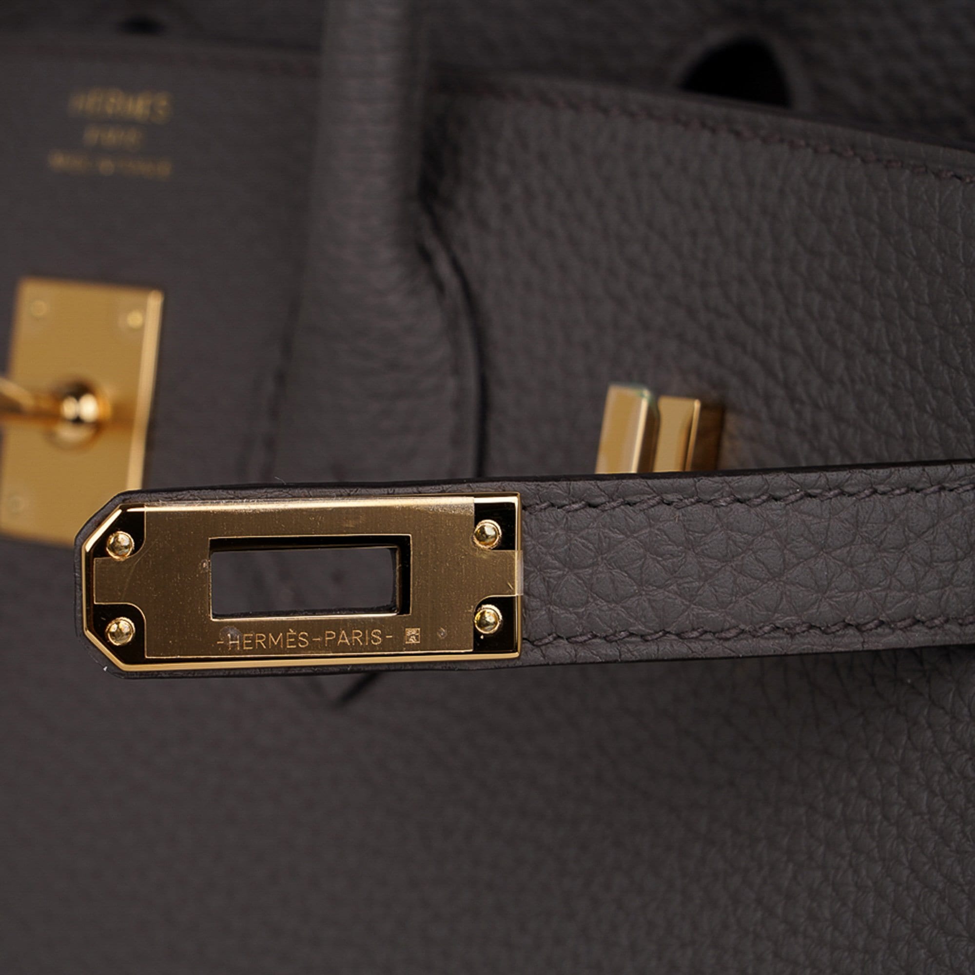 Hermès - Authenticated Birkin 25 Handbag - Leather Orange Plain for Women, Good Condition