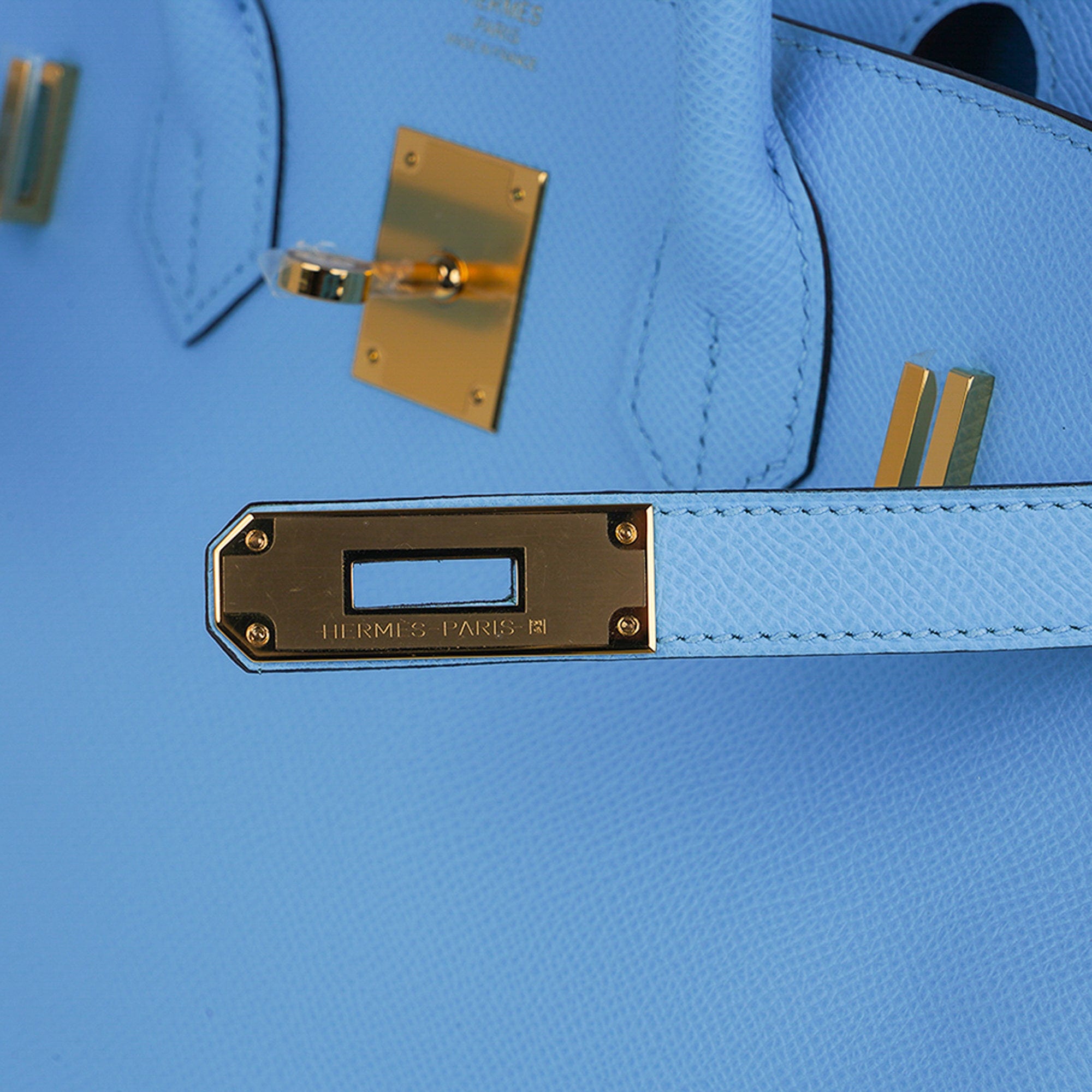 Hermès Birkin 30 Epsom Blue Paon GHW - Kaialux