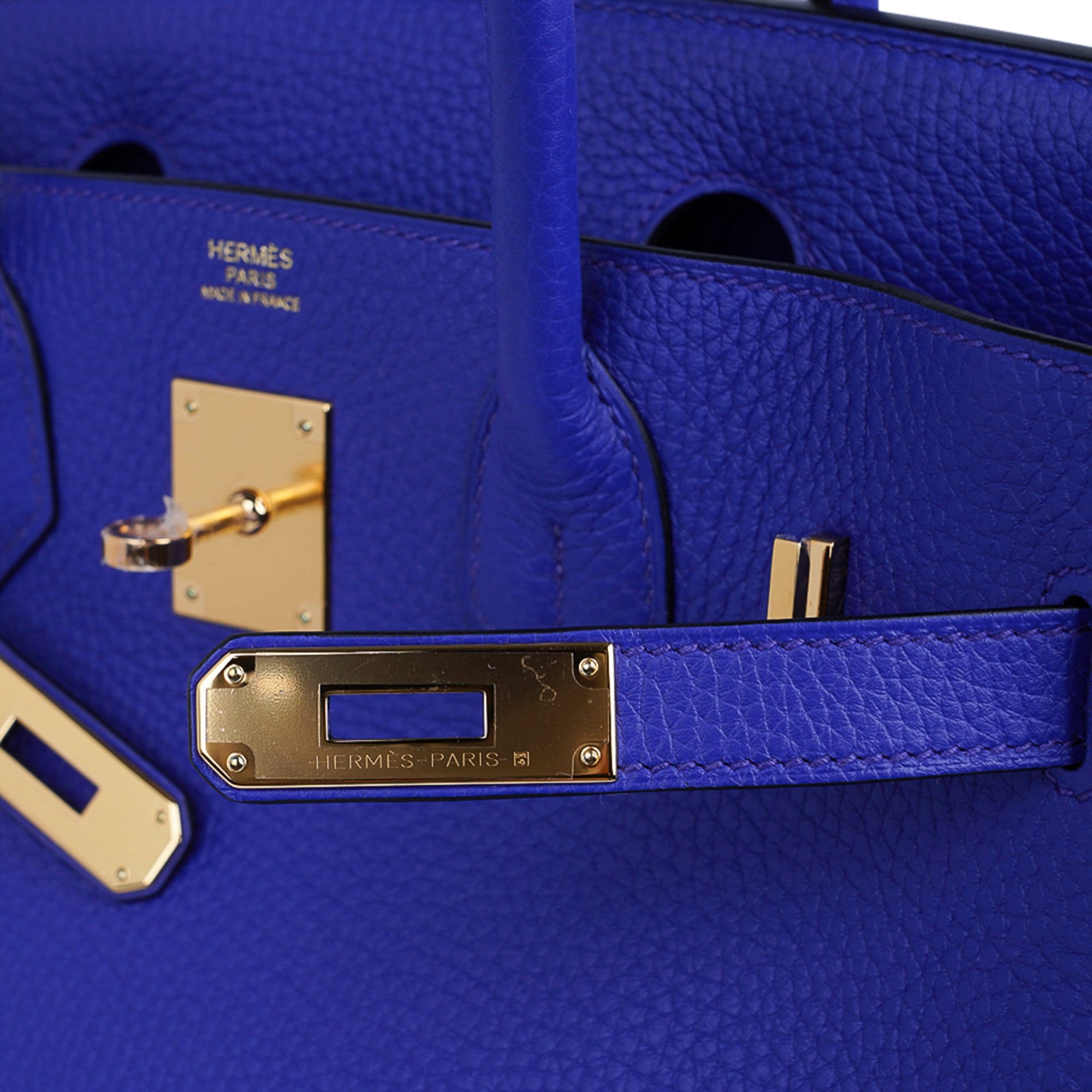 Hermes Birkin 30 Bag Blue Celeste Epsom Palladium Hardware New – Mightychic