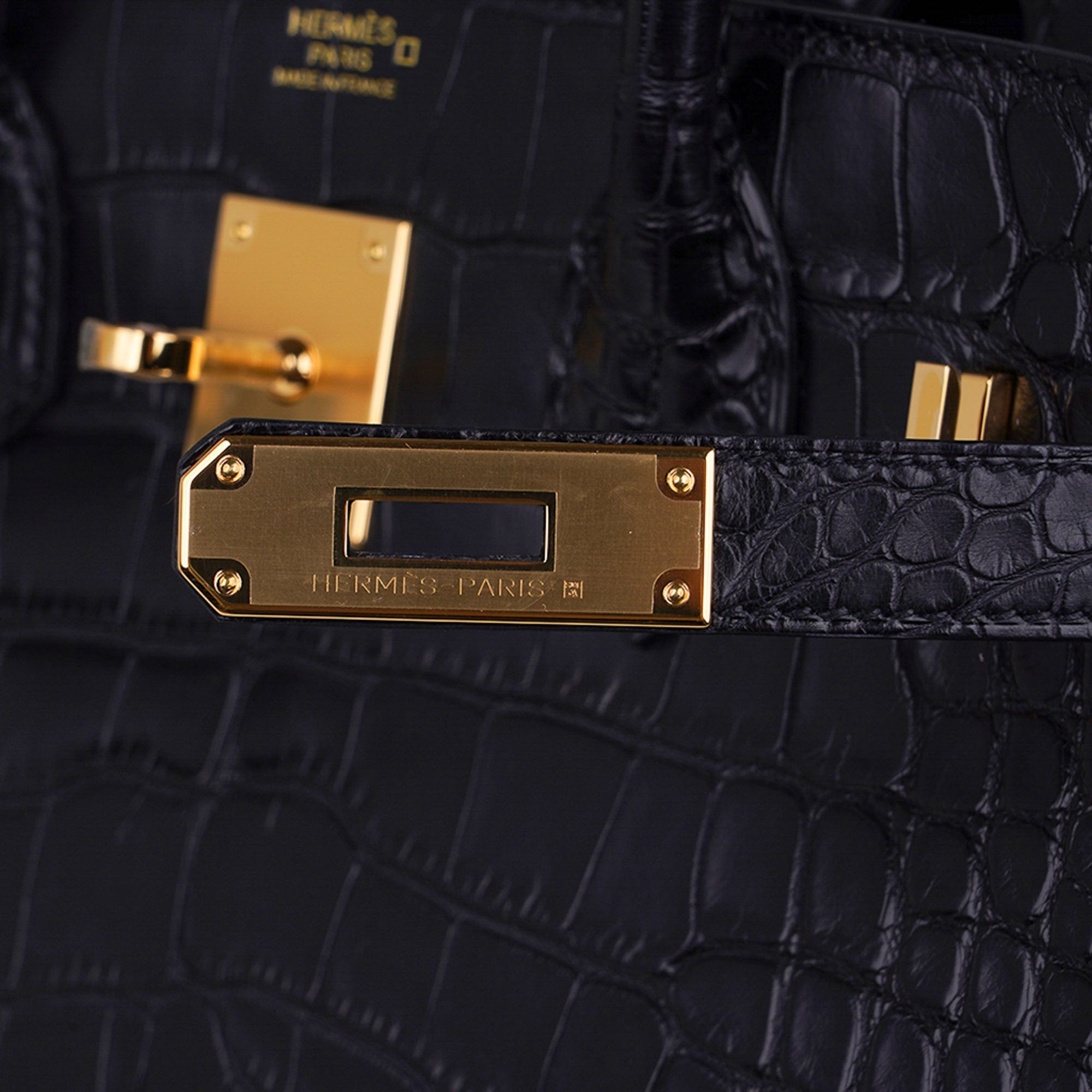 Hermès SO BLACK Matte Alligator Birkin 30 PVD Hardware, 2011