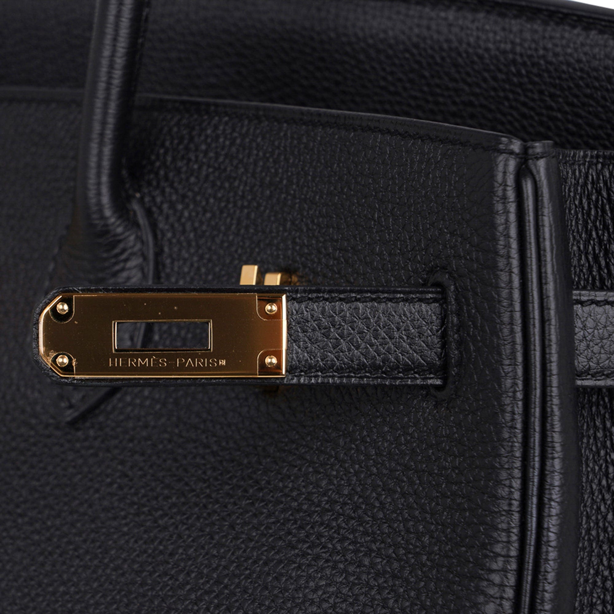 Hermes Birkin 35 Bag Black Togo Gold Hardware Ultimate Classic – Mightychic