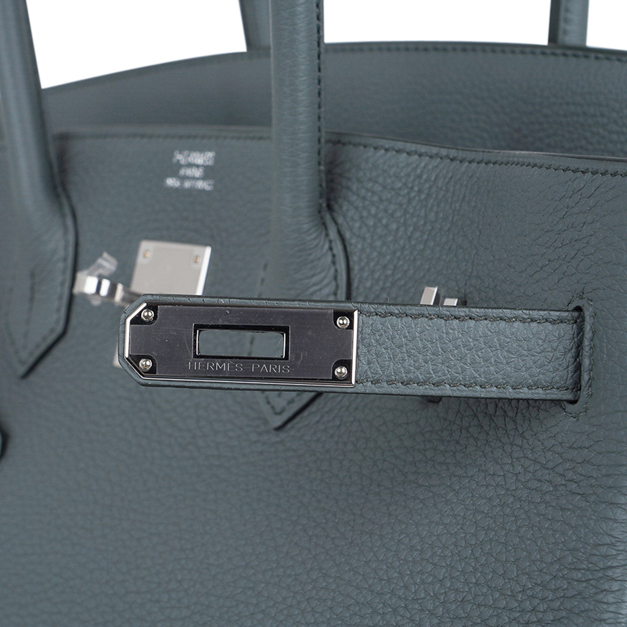 Hermes Birkin 35 Bag Vert Amande Togo Leather with Palladium Hardware