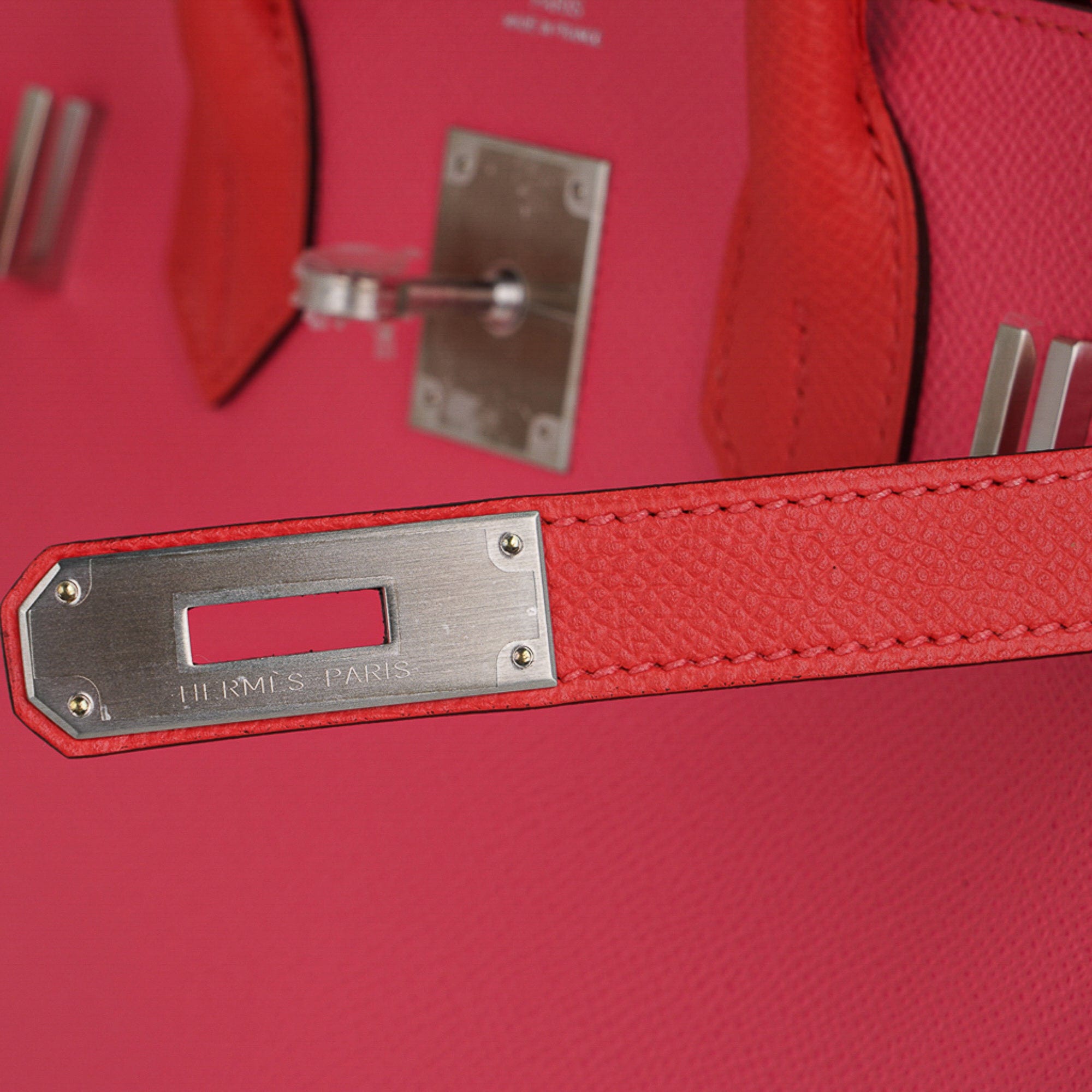 Hermès Birkin 30 Rose Azalee Epsom Palladium Hardware PHW
