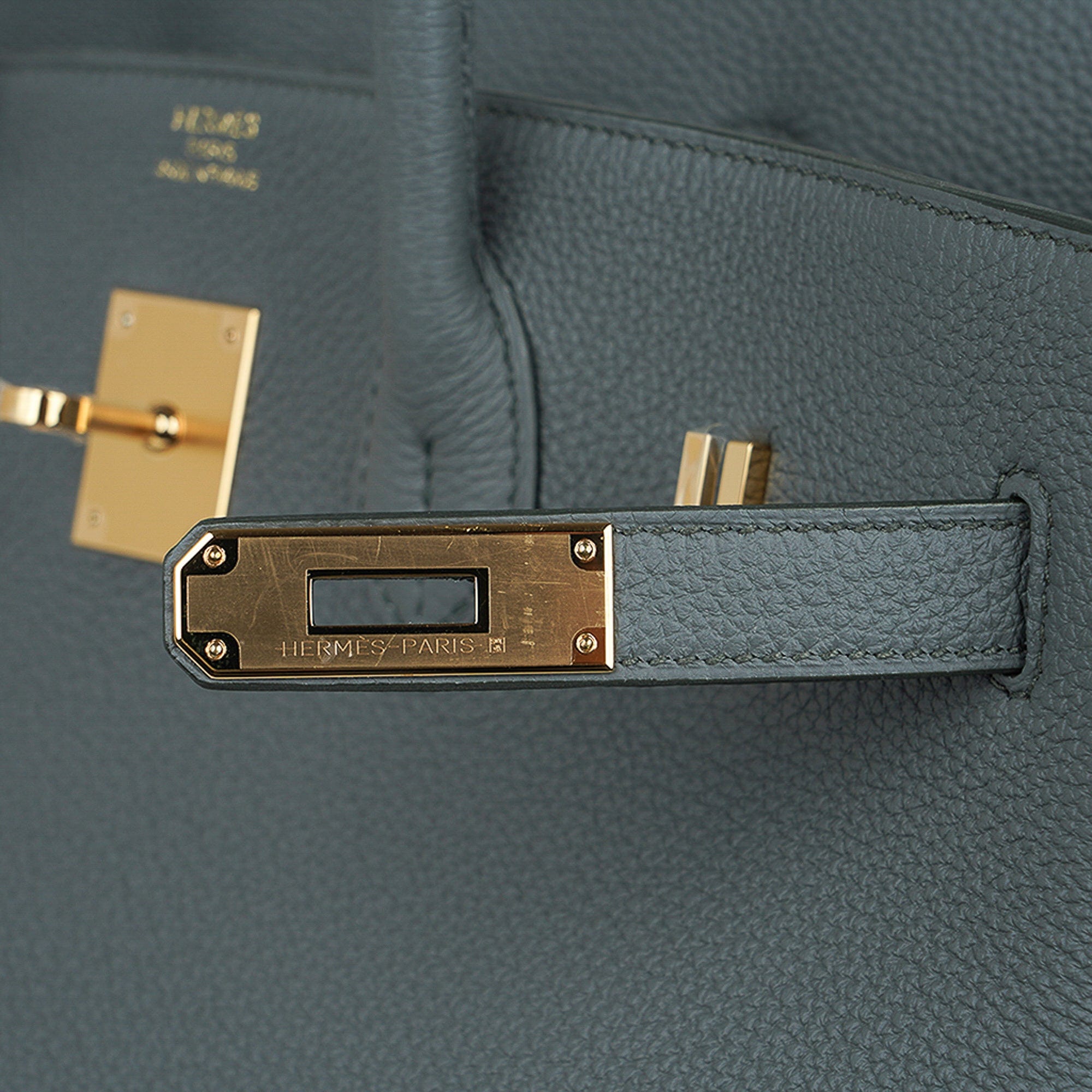 Hermès Birkin 35 Vert Amande Togo Gold Hardware GHW — The French