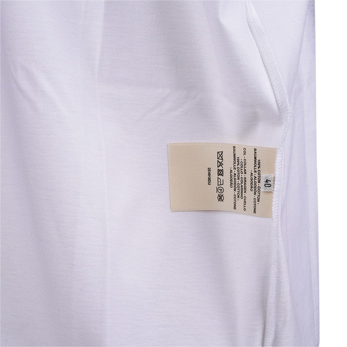 Louis Vuitton Slim Shirt with Micro Design White. Size 42