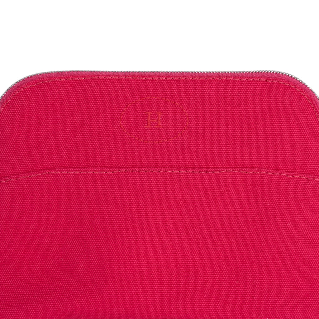 Bolide vanity case Hermès Red in Cotton - 16116657