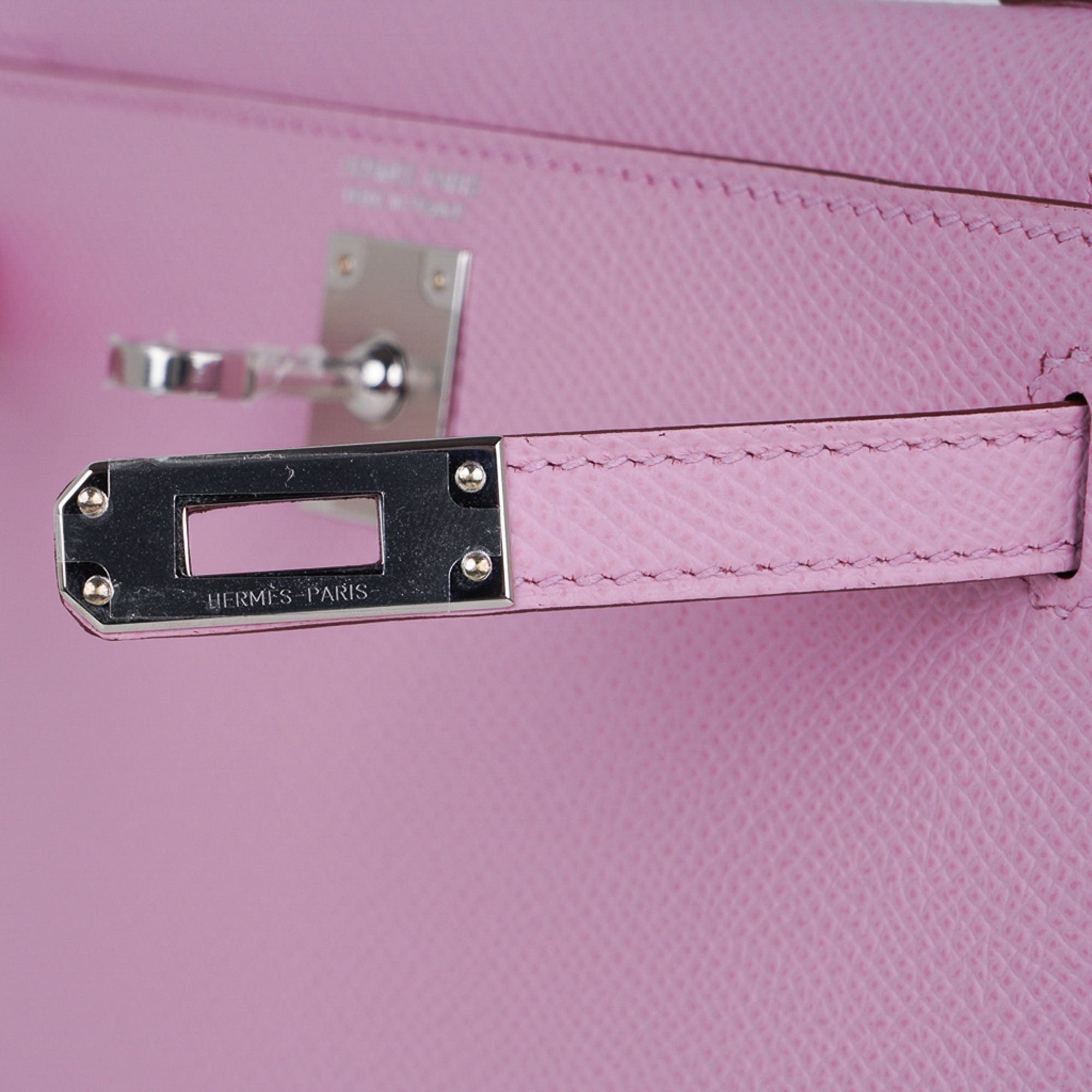 Hermès Mini Kelly 20 II in Mauve Sylvestre Epsom with Palladium Hardware -  Bags - Kabinet Privé