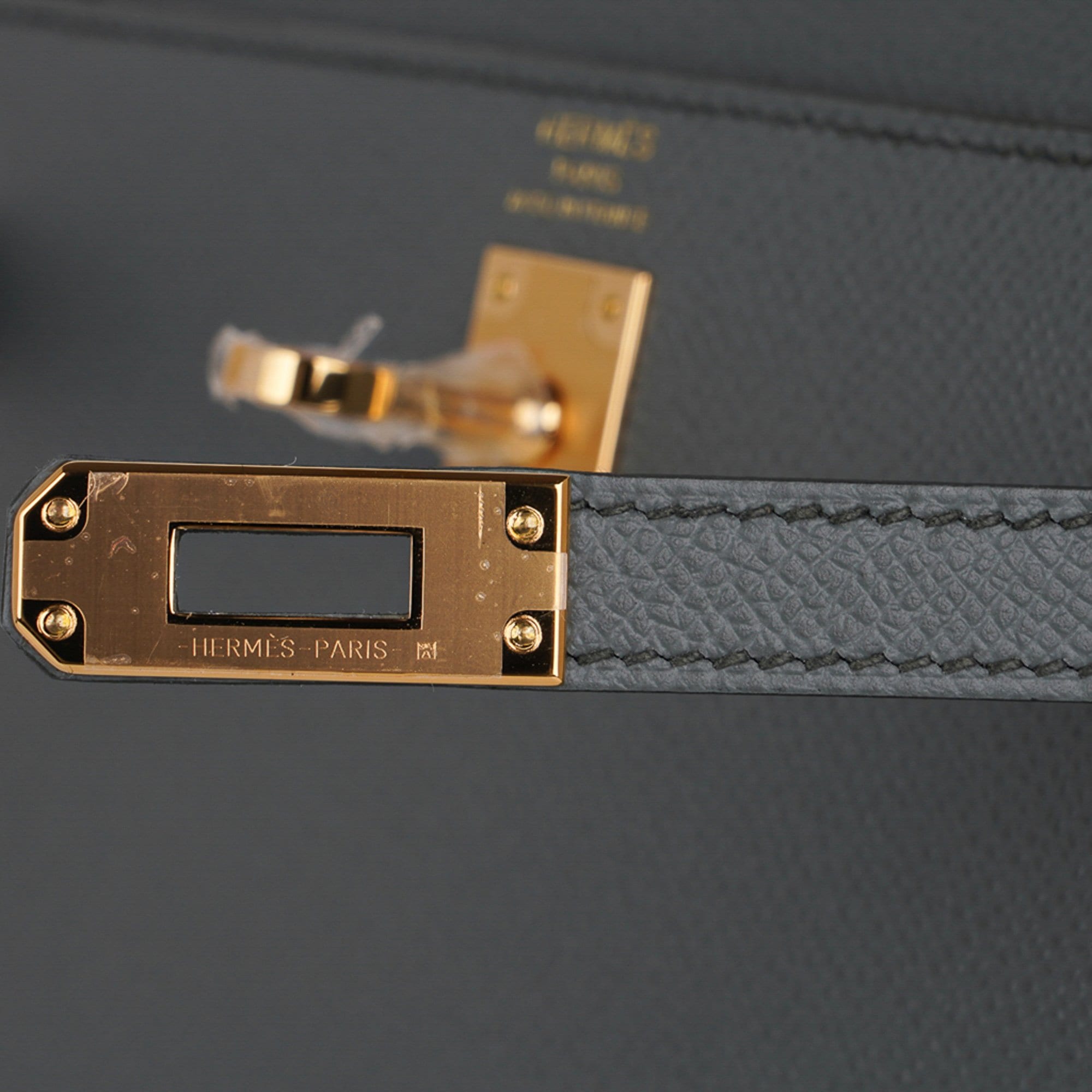 Hermes Kelly Sellier Bag 25cm Vert Amande Epsom Gold Hardware