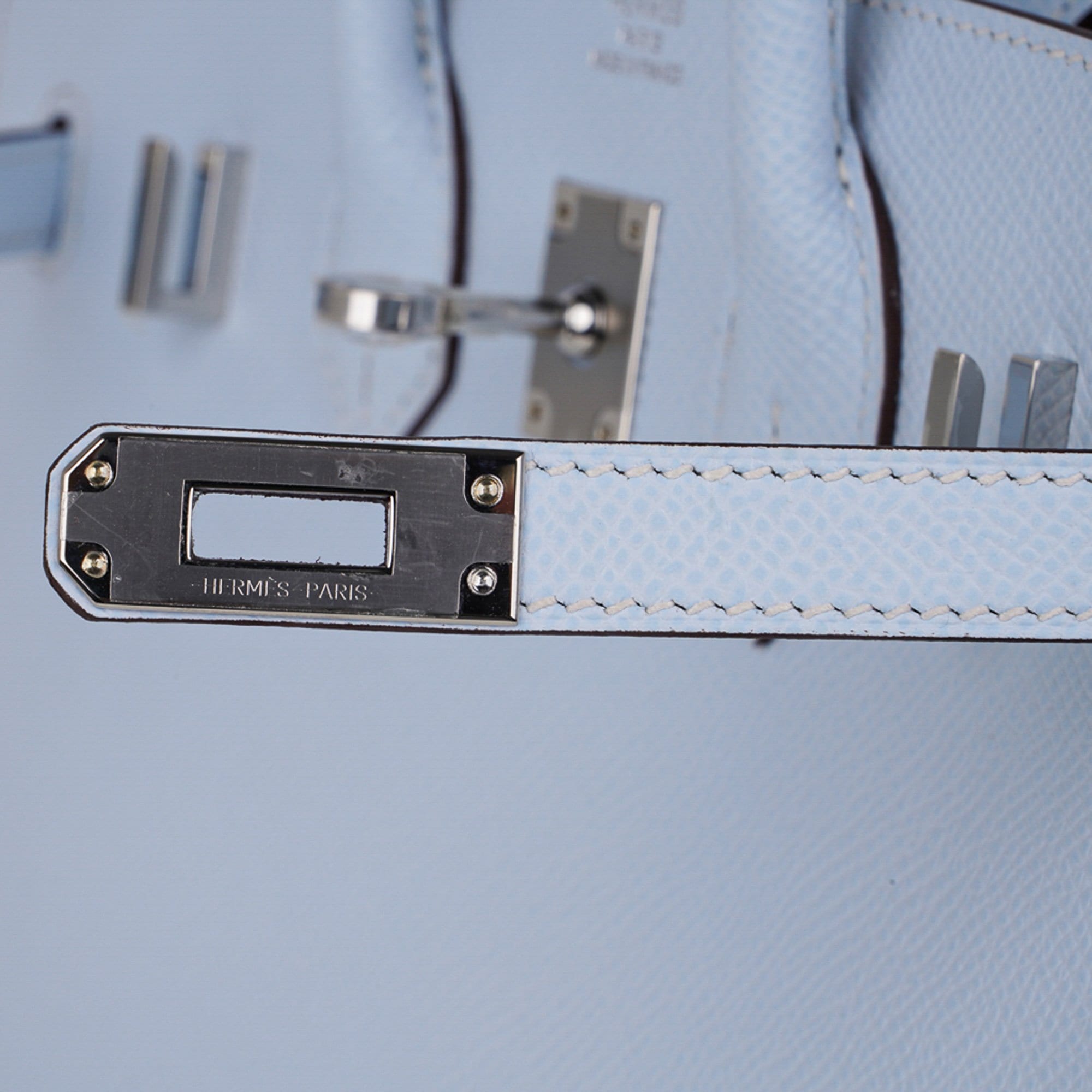 Hermès Birkin 25 Sellier Epsom Bleu Brume PHW ○ Labellov ○ Buy and Sell  Authentic Luxury