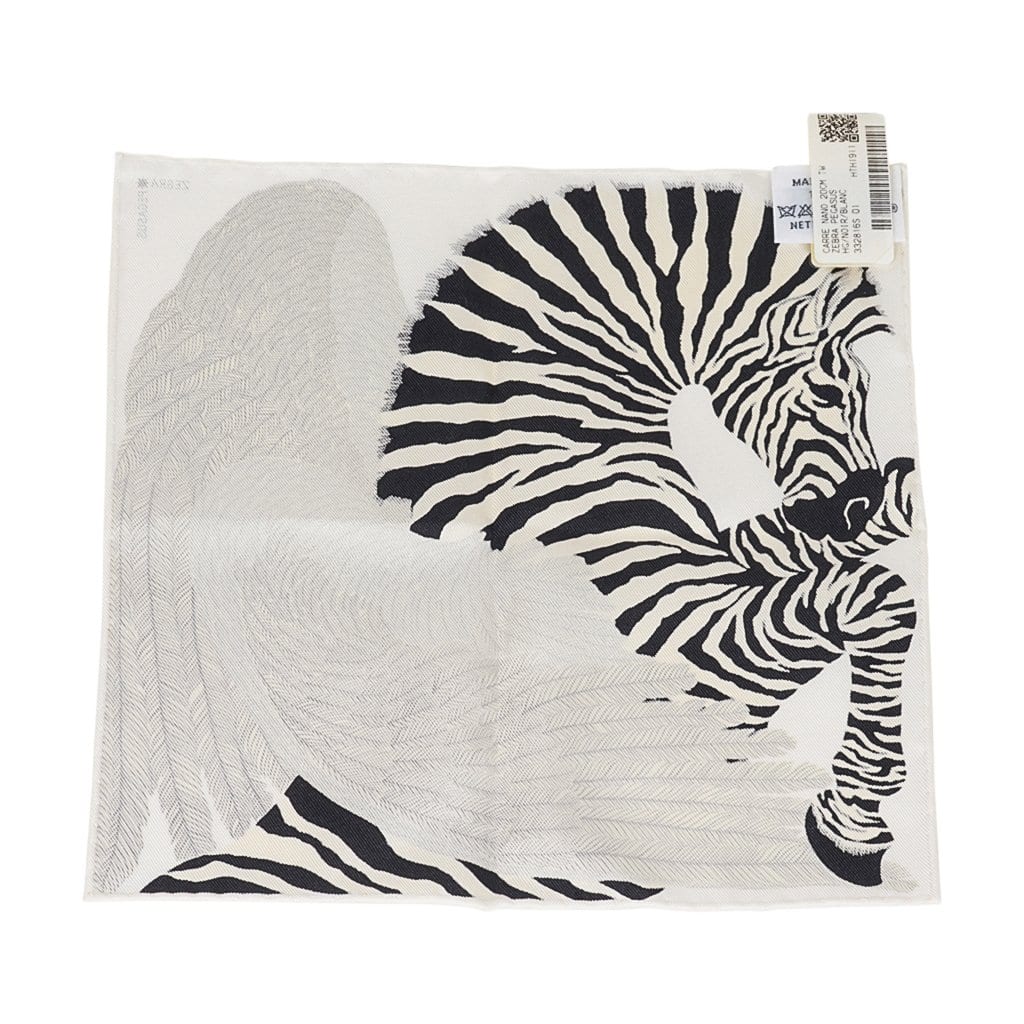 Hermès Zebra Pegasus Nano Silk Scarf