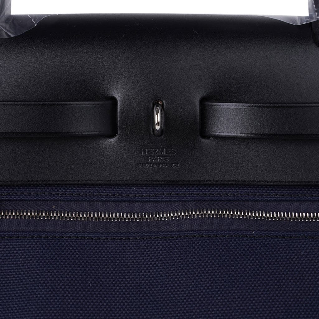Hermes Navy Herbag Zip Cabine Bag