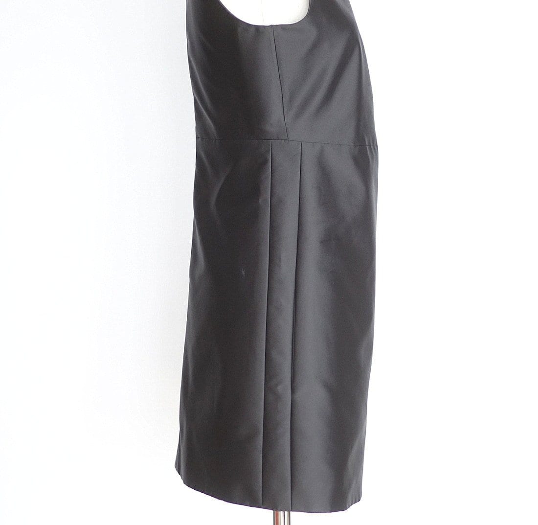 Celine Dress Sleek Modern Black Classic 38 / 4 nwt - mightychic