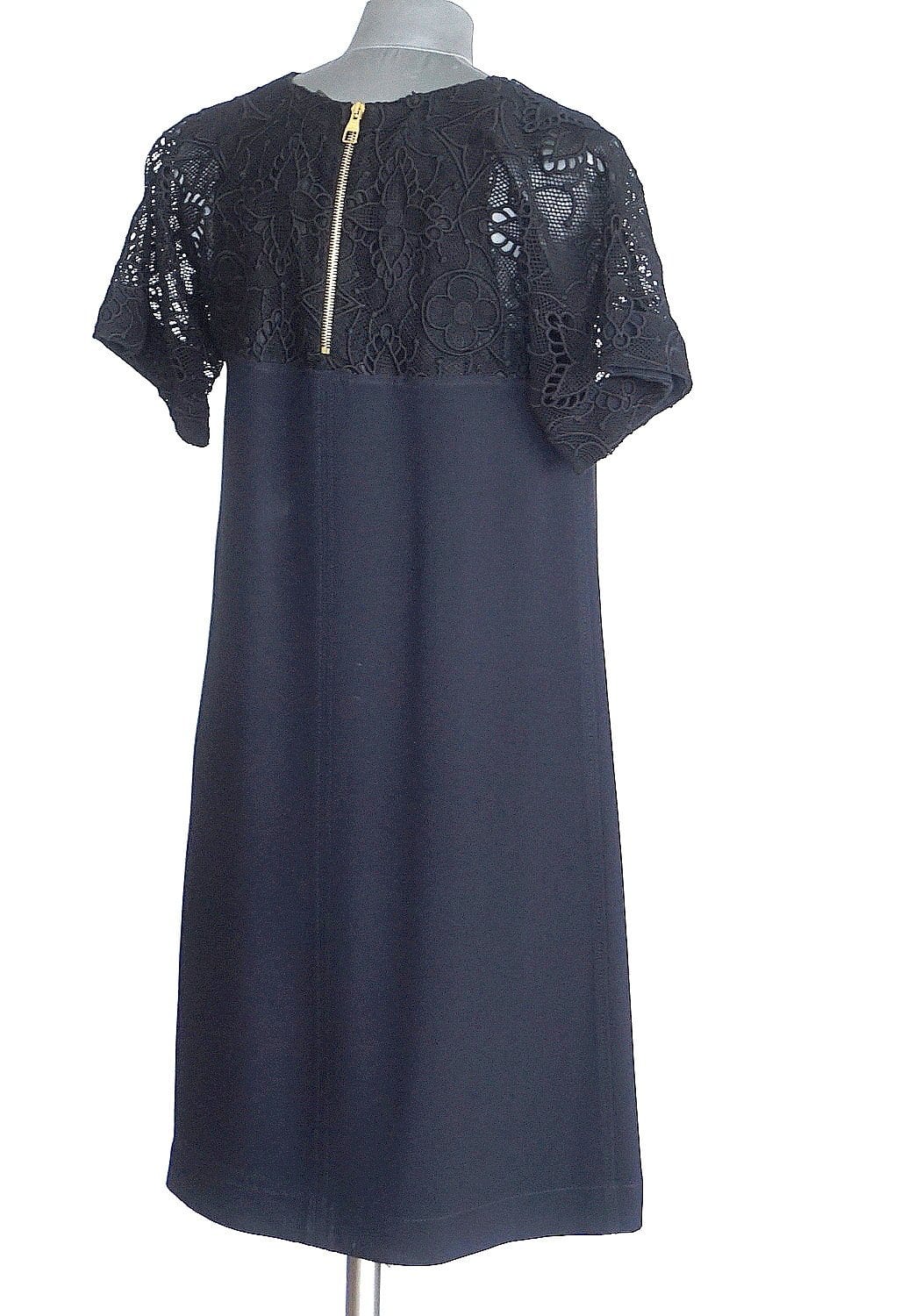 Louis Vuitton Utility Zipper Dress BLACK. Size 36