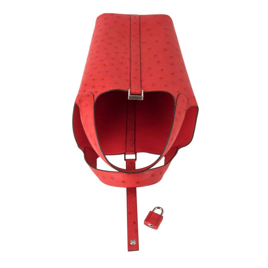 Hermes Picotin Eclat Lock 18 Bag Framboise / Rouge Sellier Tote Bag –  Mightychic