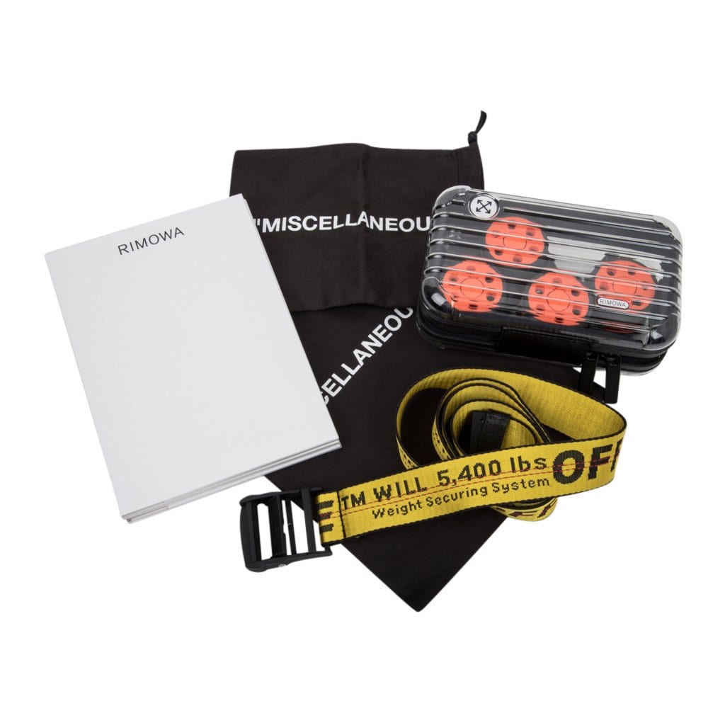 Off-White Rimowa Virgil Abloh Transparent Suitcase Black – Mightychic