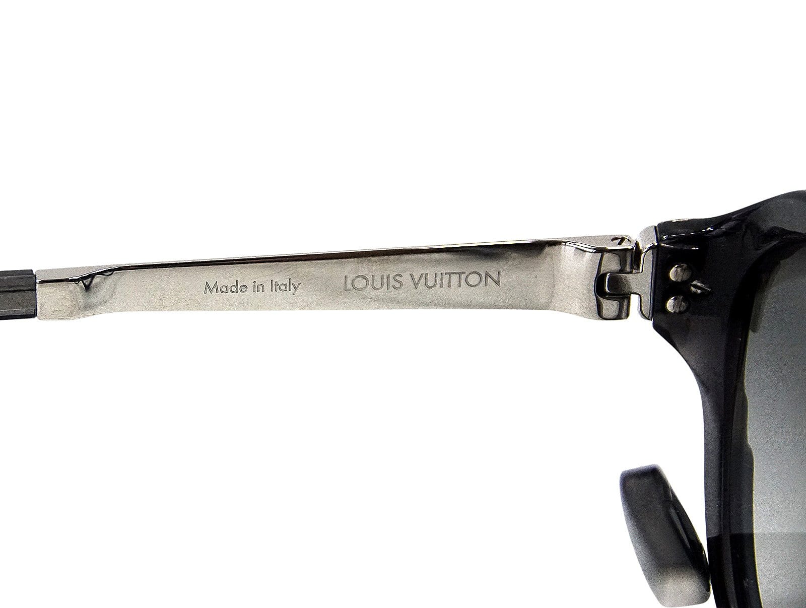Authentic LOUIS VUITTON Empty Sunglasses Navy Blue Case,Box,shopping Bag,Ribbon.